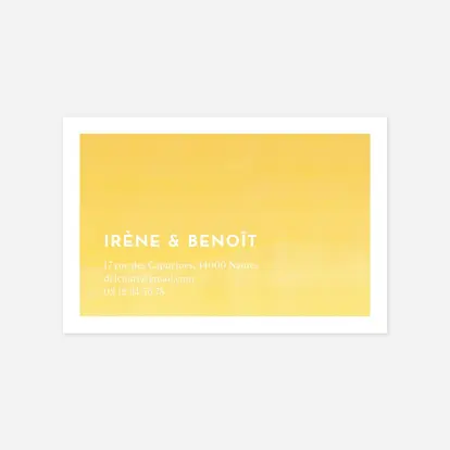 Carte de correspondance Aquarelle