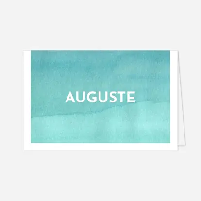 Marque-place mariage Aquarelle