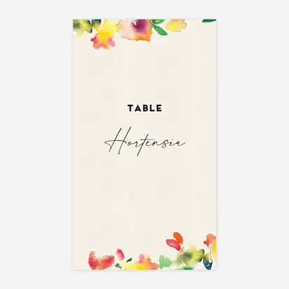 Marque-table mariage Bloom