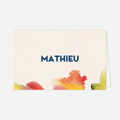 Marque-place mariage Bloom