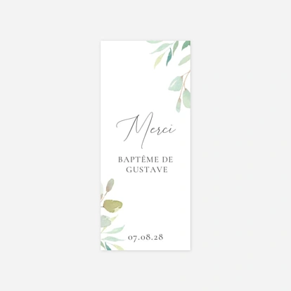 Stickers pour enveloppes baptême Bouquet champêtre