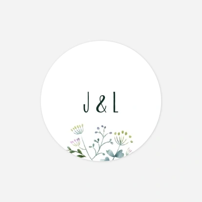 Stickers mariage Bouquet sauvage
