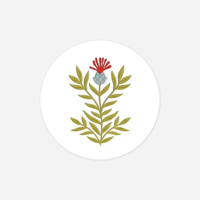 Stickers naissance Botanique