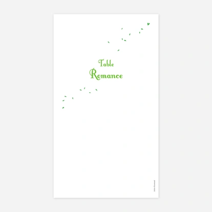 Marque-table mariage Bouquet