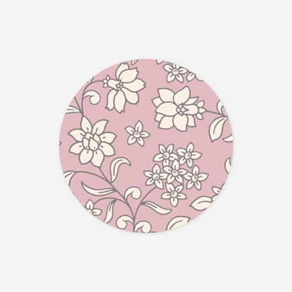 Stickers naissance Brins fleuris