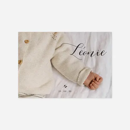 Faire-part naissance Bouture