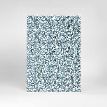 Calendrier de l'Avent Mille fleurs doré à chaud