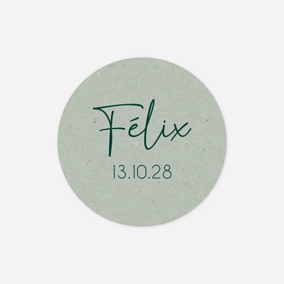 Stickers naissance Cliché Câlin