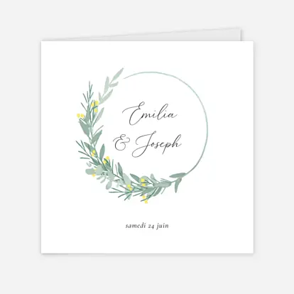 Champêtre Couronne d'eucalyptus