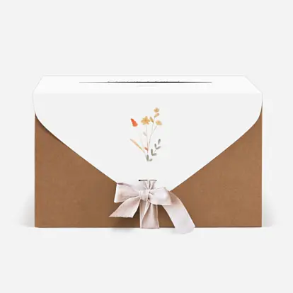 Urne Mariage Couronne florale