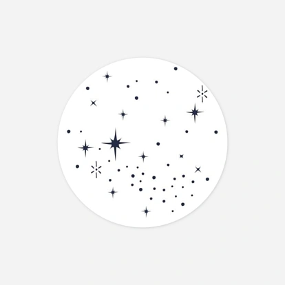 Stickers naissance Constellation