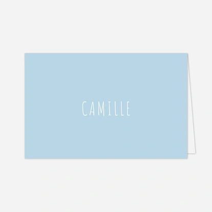 Marque-place Baptême Croix des champs