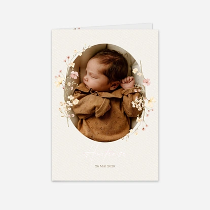 Faire-part naissance Douce Fleur