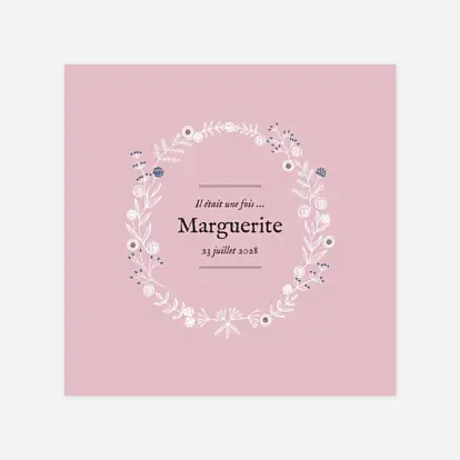 Faire-part naissance Douceur champêtre