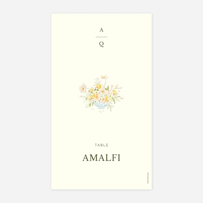 Marque-table mariage Dolce Amore