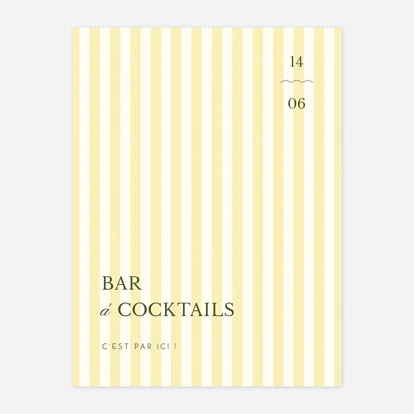 Affiche bienvenue mariage Dolce Amore