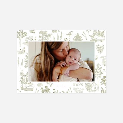 Faire-part naissance Douce biche