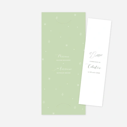 Invitation communion Douce colombe