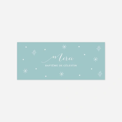 Stickers pour enveloppes baptême Douce colombe