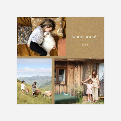 Carte de voeux Doux instants