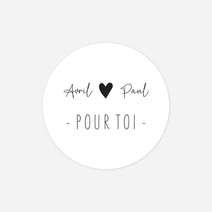 Stickers mariage Douce promesse