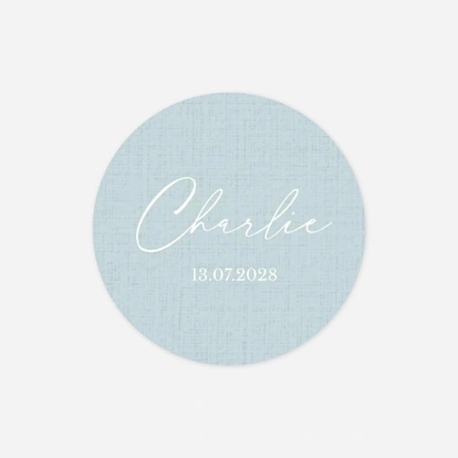 Stickers naissance Doux tissage