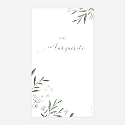 Marque-table mariage Douceur