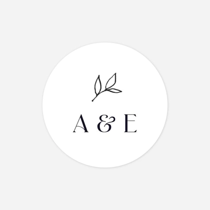 Étiquette cadeau mariage Dryade