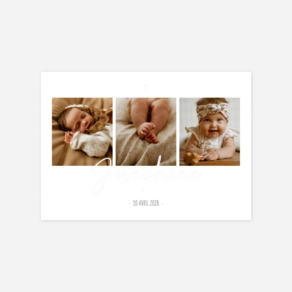 Faire-part naissance Douce Vie