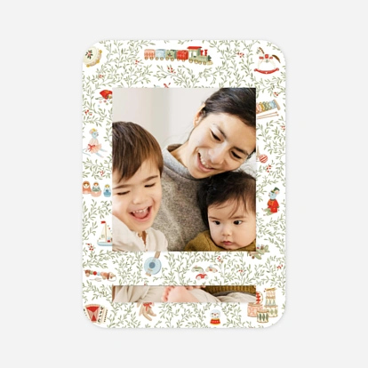 Carte de voeux En attendant Noël