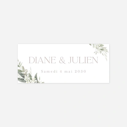 Stickers mariage Éclat Naturel