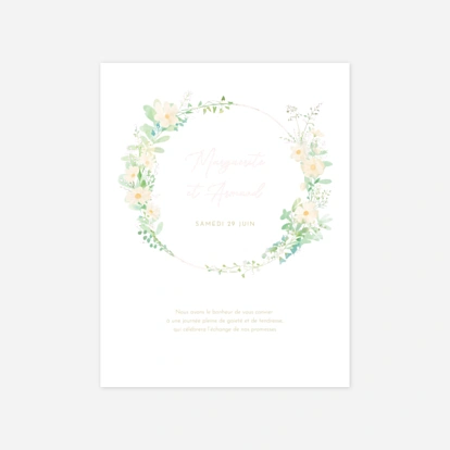 Faire-part mariage Éclat de cosmos