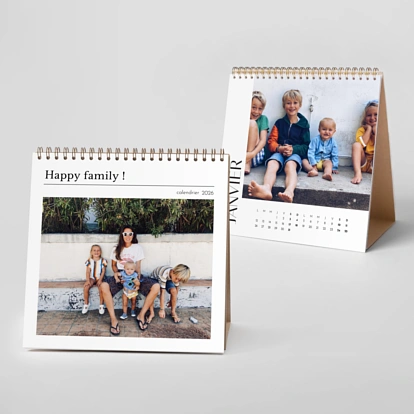 Calendrier photo chevalet Édito