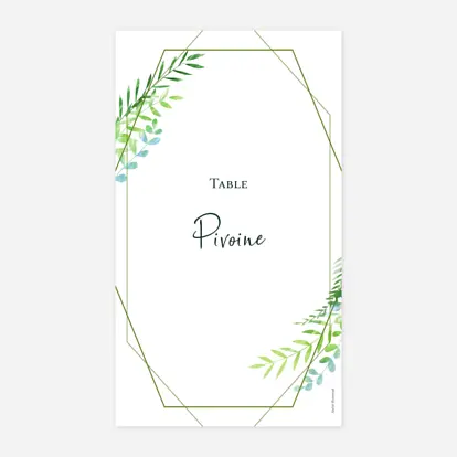 Marque-table mariage Enchanté