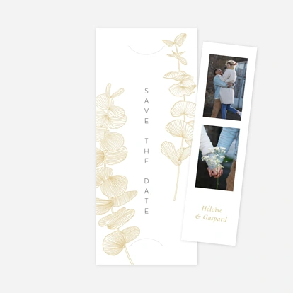 Save the date Envolée d'eucalyptus