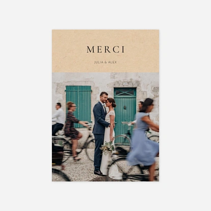 Carte de remerciements Ensemble