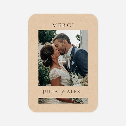 Carte de remerciements Ensemble