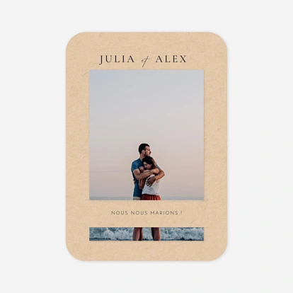 Faire-part mariage Ensemble