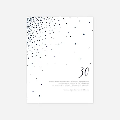 invitation anniversaire Étincelles