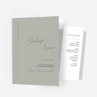 Faire-part mariage Éternelle Élégance