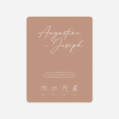 Faire-part mariage Evènement