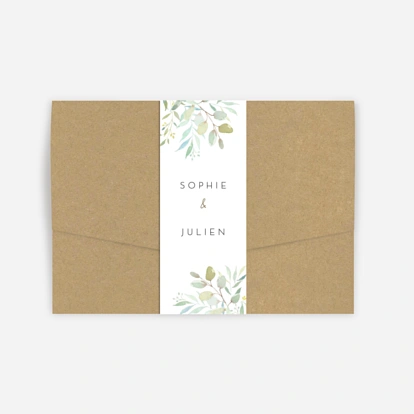 Faire-part mariage Feuillage eucalyptus