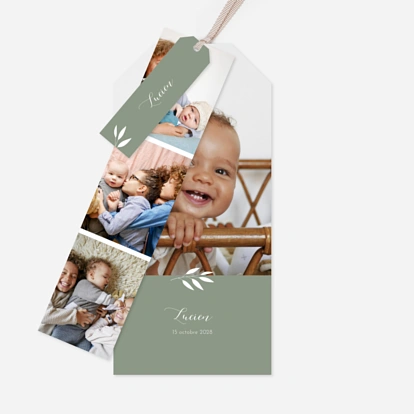 Faire-part naissance Feuille d'or