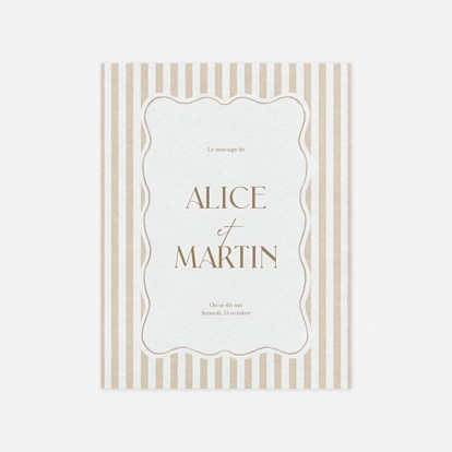 Faire-part mariage Fleur de coton