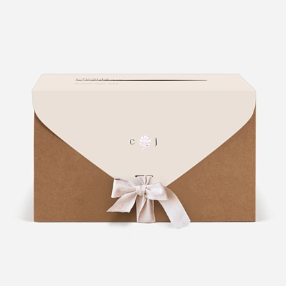 Urne Mariage Fleur minimale