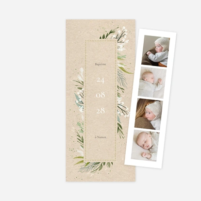 Faire-part baptême Gaieté