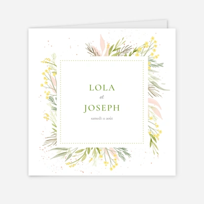 Faire-part mariage Gaieté