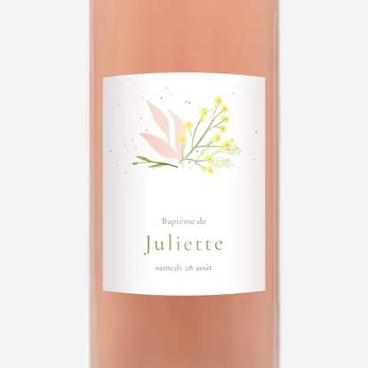 Étiquette pour bouteille Gaieté