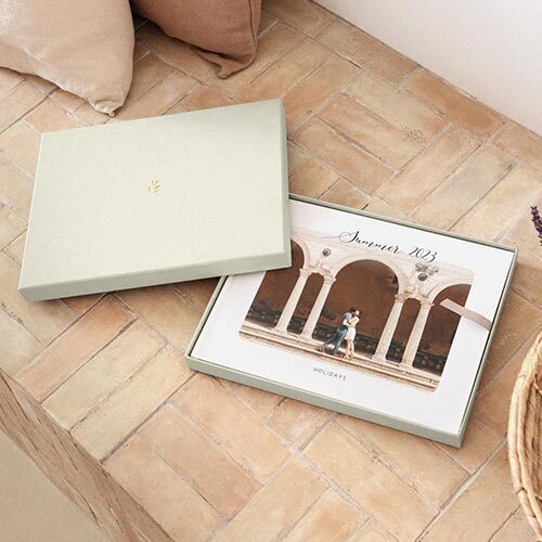 Coffret album photo Coffret de présentation paysage