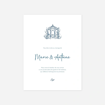 Faire-part mariage Gloriette